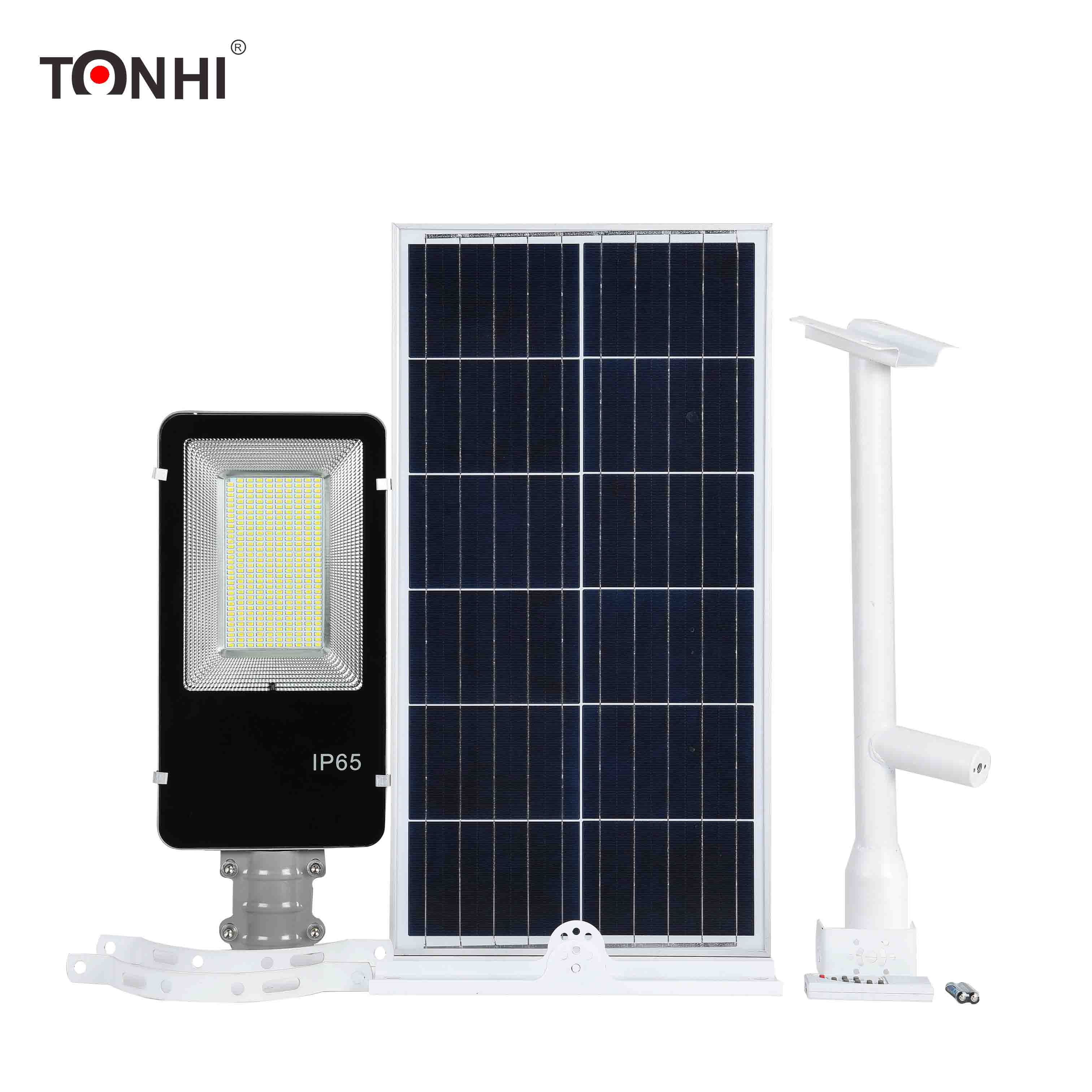 120W LED Solar Street Lamp (Black)