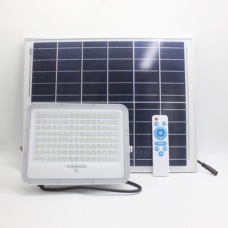 200W Outdoor aluminum housing IP66 waterproof garden solar led flood light
